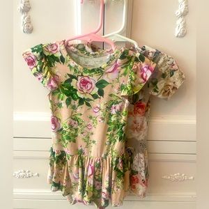 Posh Peanut Floral Twirl Onsies